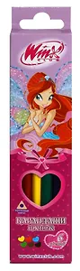 Карандаши цветные 06цв "WINX CLUB" трехгранные, к/к, подвес, WINX