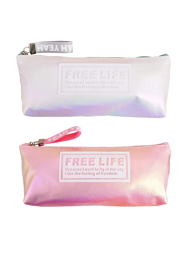 Пенал на молнии Free life (ПВХ) (20х8) 2821138 — 3