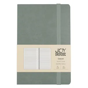 Записная книжка А6- 96л лин. "Joy Book. Мятное мороженое" 7БЦ., иск.кожа, тонир.форзац, тонир.блок, скругл.углы, сшит.блок, ляссе, резинка, карман на задн.форзаце 3125992