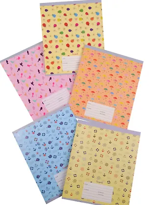 Тетрадь в клетку Unnika, "Разноцветный орнамент", 18 листов, в ассортименте 243781