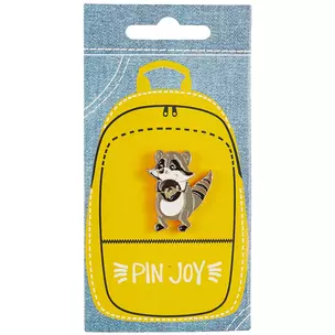 Значок Pin Joy Енотик с печеньем (металл) (12-08599-564) — 2751239 — 1