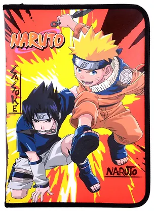 Папка для тетрадей А4 "Naruto" пластик, молния с трех сторон 2899830