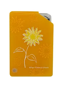 Сувенир, Еж-Стайл,  Кредитница, "Цветочки", рыжая