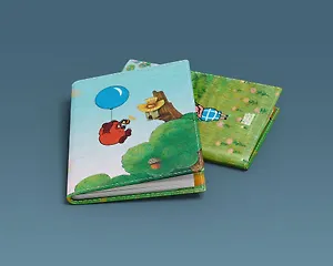 Обложка для паспорта Винни-Пух Пчелы (ПВХ) (18,5х13,3)