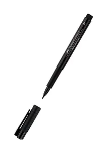 Ручка капиллярная"Pitt Artist Pen Brush" цвет 199 черная, кистевая, Faber-Castell