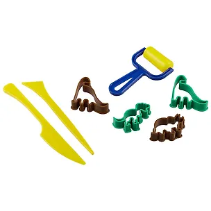 Набор формочек для лепки, 7 элементов, Дино 2645521