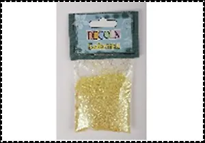 Блестки декоративные Декола (0,1мм) (цв. античное золото) (W041-204-0,1) (упаковка)