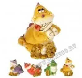 Фигурка декоративная Дракон (7см) (546044) (4 вида) (Ремеко)
