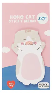 Закладки самоклеящиеся 6*11 см 30 листов, "Hoho cat", в ассортименте