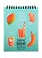 Скетчбук А6+ 125*160 40л "Время смузи" белый офсет, 100г/м2, тв.обложка, евроспираль — 257668 — 1