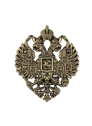Магнит герб Россия Двуглавый орел (металл цв.бронза) (027-3BR-GR) 2502617