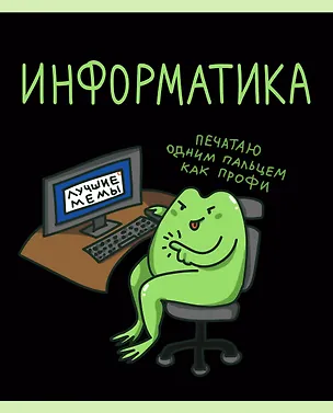 Тетрадь 48 листов в клетку "Жабка. Информатика" 3081908
