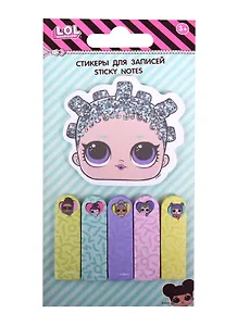 Блоки для записей самоклеящиеся 06шт*20л "LOL" подвес, инд.уп.