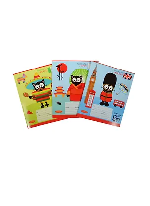 Тетрадь в линейку Unnika, My cat Pip, 12 листов, в ассортименте 236693