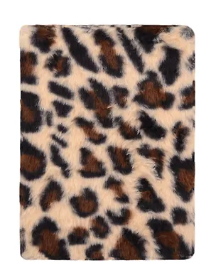 Книга для записей А5 80л лин. "Лео" с мехом, ассорти 3102387