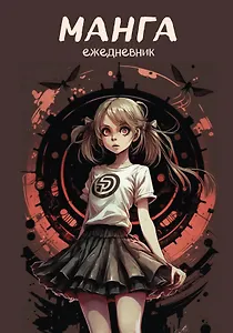 Ежеденевник недат. А5 72л "Манга (черная обложка)"