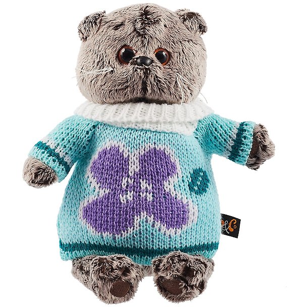 Игрушка мягкая Budi Basa, Басик в весеннем свитере Ks19-141 2782260 — 1