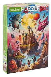 Пазл 260 элементов "Монстрики" 22х33 см