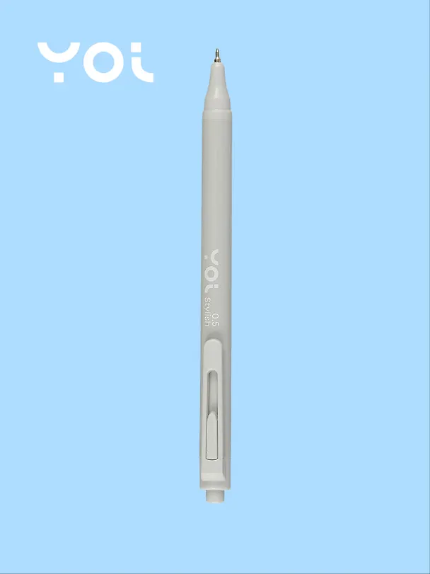 Шариковая ручка синяя автоматическая 0,5 мм, Stylish, Yoi, в ассортименте 2997011 — 3