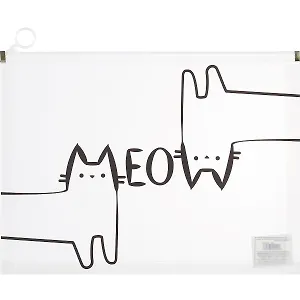 Папка на молнии «Котики meow», А4