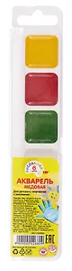 Краски акварельные "Рисовашка", 6 цветов