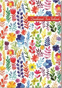 Записная книжка, Феникс+ Дневничок для девочек А5 Акварельные цветы твердая обложка тиснение фольгой
