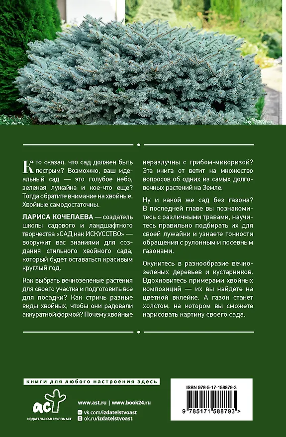 Книга Энциклопедия хвойных растений. Вечнозелёные долгожители в вашем саду (Лариса Кочелаева) — 2