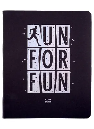 Тетрадь в клетку Listoff, "Total Black. Workout", 48 листов, в ассортименте 2900945