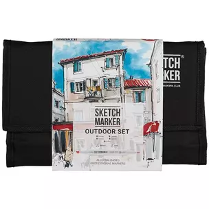 Маркеры 24цв "Outdoor Set", сумка-органайзер, Sketchmarker — 262108 — 1