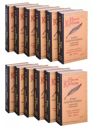 Карамзин Н.М. История государства Российского. Собрание сочинений. В 12 т: комплект — 2861592 — 1