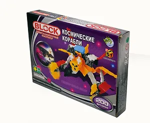 Конструктор Блок JH610 Космические корабли (200 дет.) (610) (коробка)