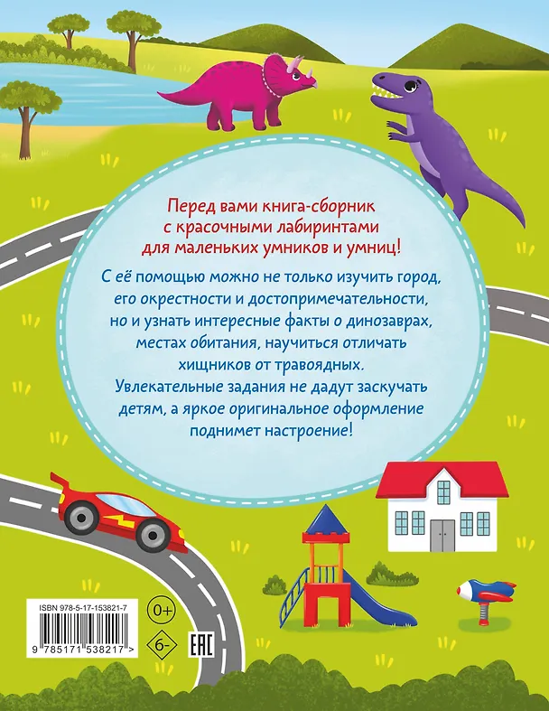 Книга Большая книга лабиринтов для самых любознательных (3+) () — 2