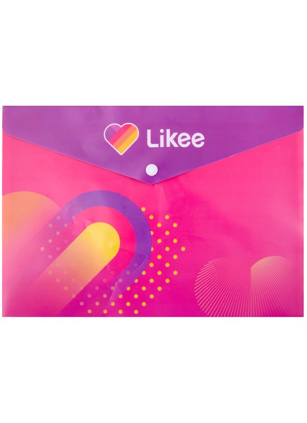 Папка -конверт «Likee» А4 на кнопке, Likee 2892773 — 1