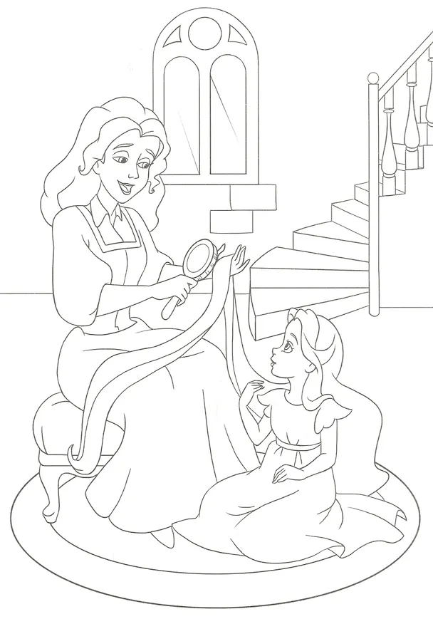Книга Раскраска А4 Эконом. Рапунцель () — 4