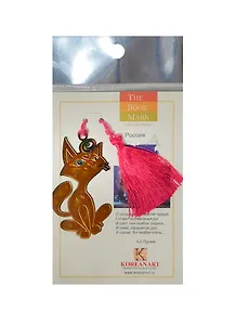 Закладка для книг из сверхтонкой стали Кошка (RBM-44) (Мир Бижу)