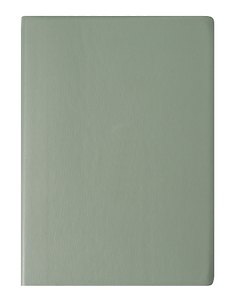 Записная книжка А6 80л кл. "Inspiration series" серо-зелен., PU, Yoi