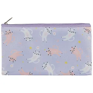 Пенал-косметичка "Котики" 21*12, ткань, подклад