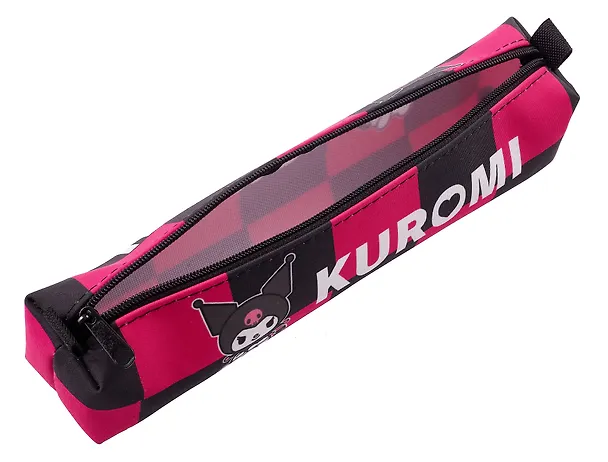 Пенал-косметичка объемный "Kuromi"  клетка, полиэстер 2978265 — 4