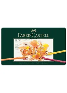 Карандаши цветные художественные"Polychromos" 120цв., метал. коробка, Faber-Castell