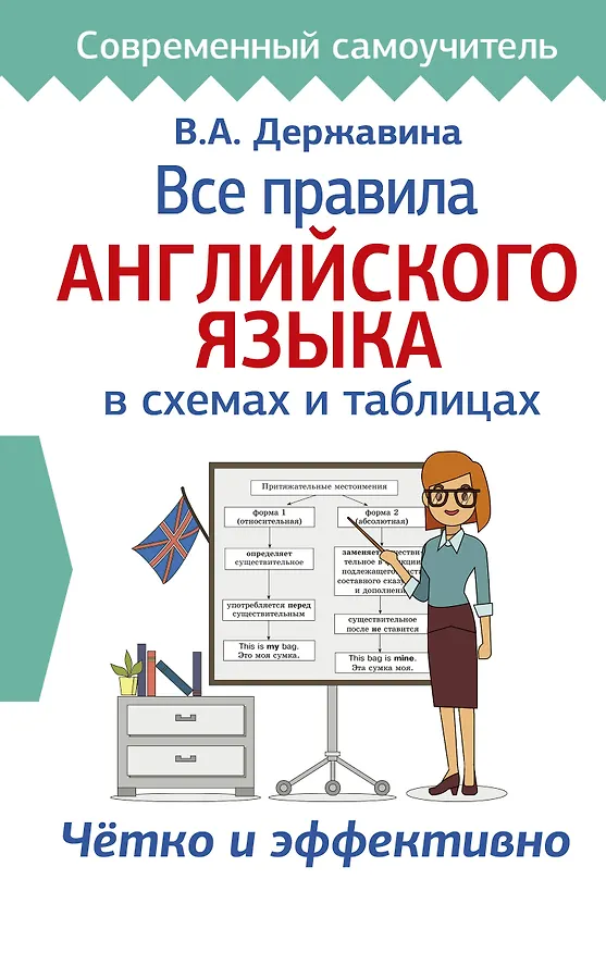 Книга Все правила английского языка в схемах и таблицах (Виктория Державина) — 1