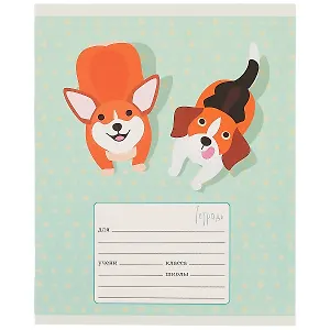 Тетрадь в клетку Unnika, "Поиграем!", 18 листов, в ассортименте