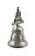 Колокольчик металлический верх-фигурка-039 "Великий Новгород. Памятник "1000-России" цвет античное олово — 3040805 — 3