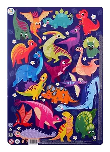 Пазл в рамке Dodo Динозавры 53 элемента