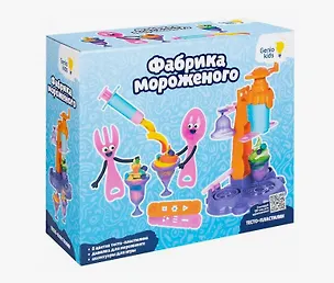 Набор для детской лепки "Тесто-пластилин" Фабрика мороженого 3106859