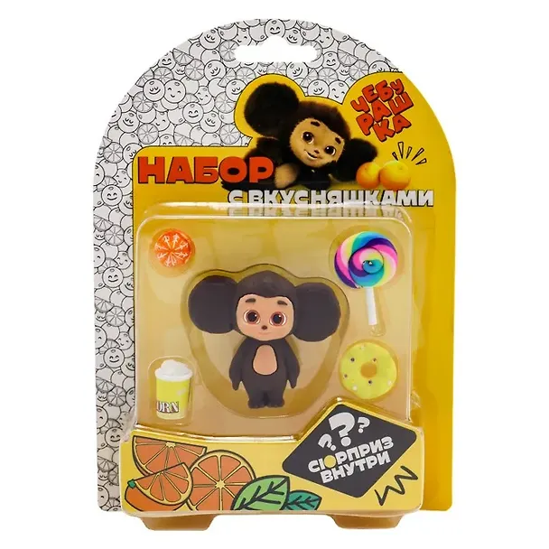 Фигурка Чебурашка, мятный пончик, 5 аксессуаров, Funky Toys, (4х16х22), (CHE2405-3) 3083509 — 2