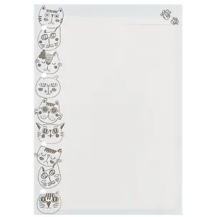 Сменный блок для тетради на кольцах «Cats», 100 листов 247649