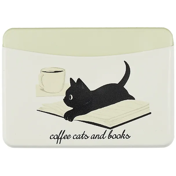Чехол для карточек горизонтальный Cofee cats and books (котенок) (ДКГ2021-57) 2885144 — 1