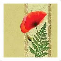 Салфетки, Петропен , Daisy Daisy "Мак", 33х33х3 сложения, 20 шт., зеленый фон
