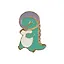 Значок Pin Joy Динозаврик-космонавт (металл) (12-08599-013) — 2735313 — 3