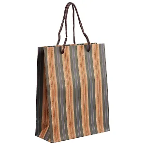 Подарочный пакет «Цветные полосы», А5